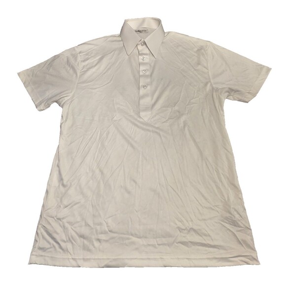 NWOT Collars & Co Men’s S English Spread Collar Polo Shirt – Solid White - Picture 2 of 7